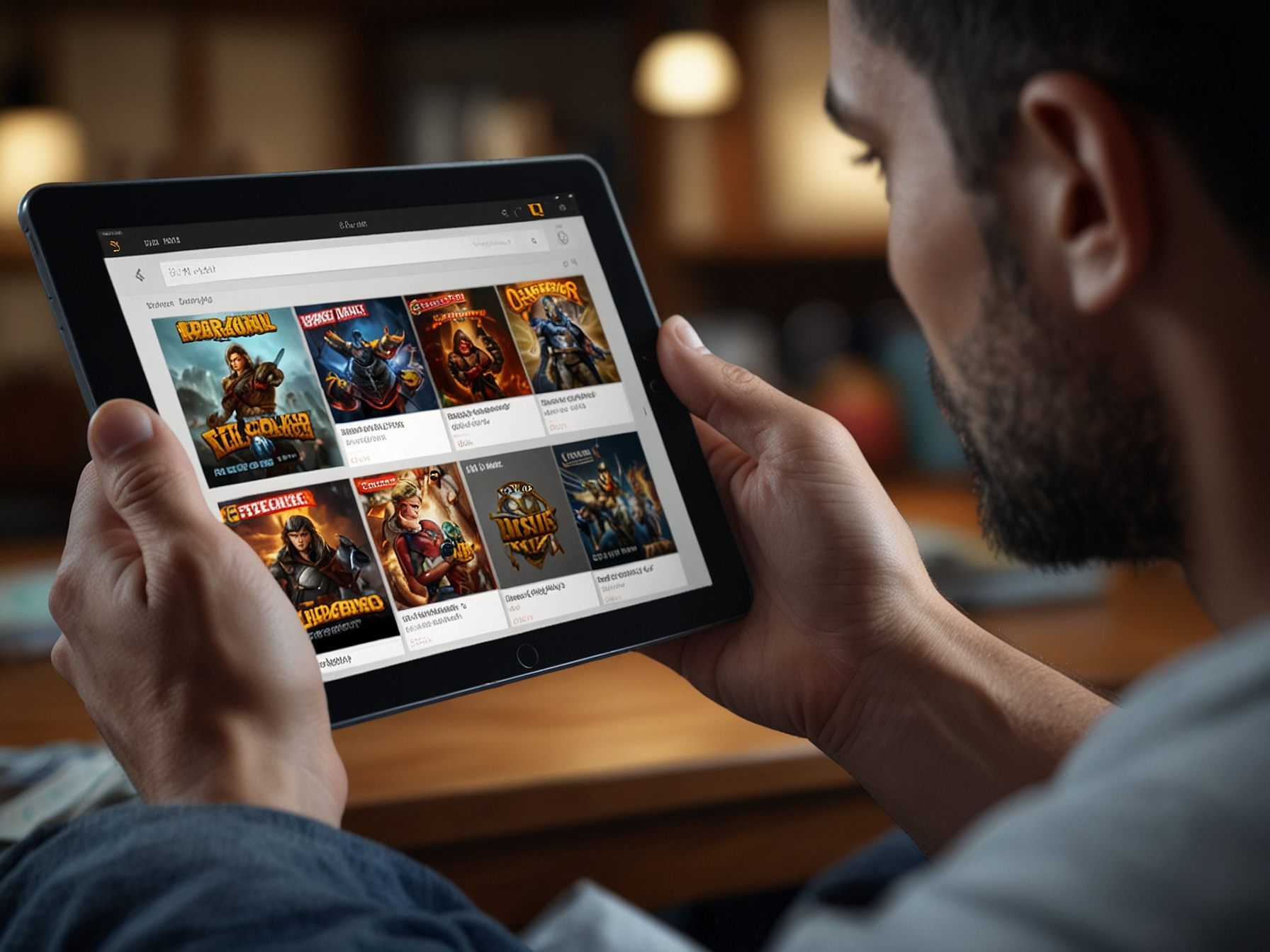 Access the games catalog banner
